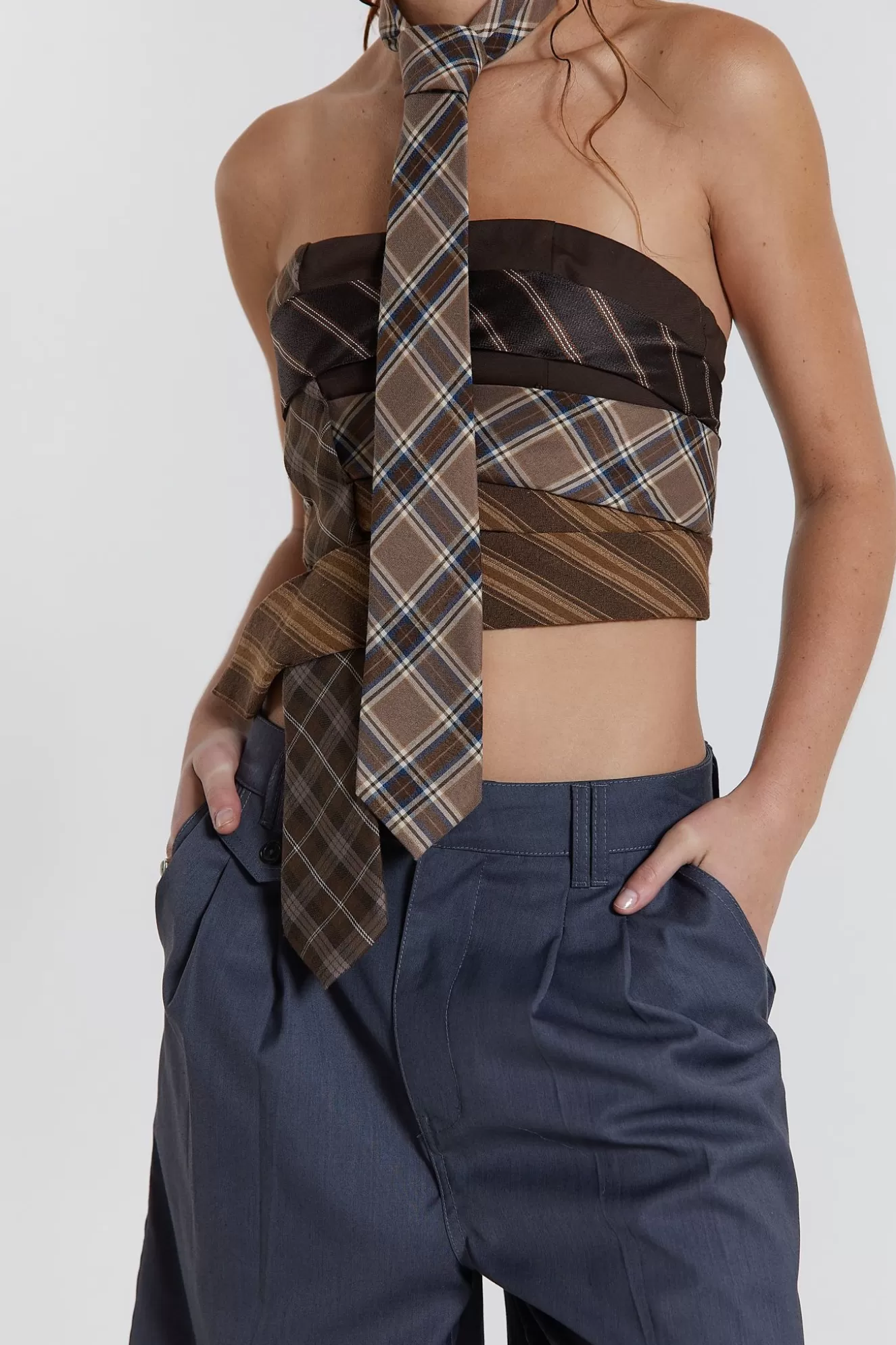 Discount All Tied Up Wrap Around Corset Tie Top Women Corsets