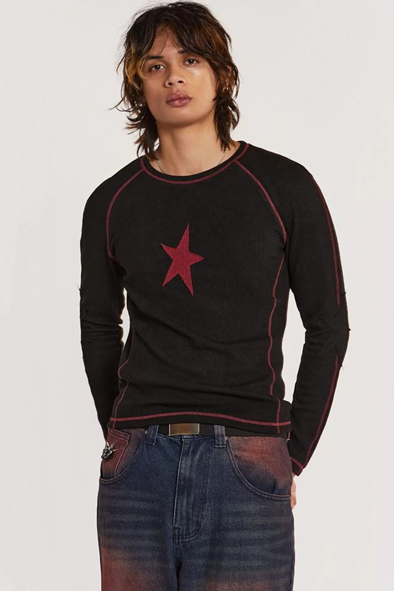 Cheap Black Starstruck Tee Men T-Shirts