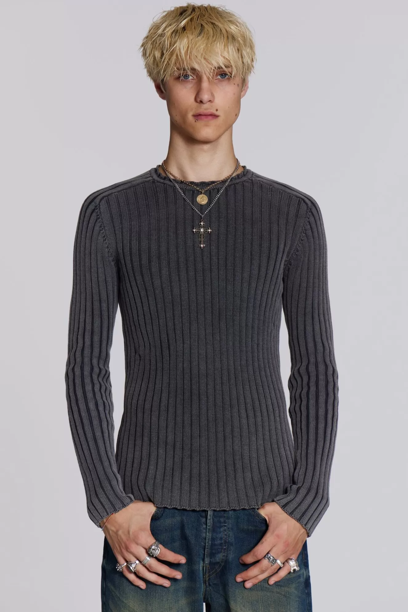Discount Black Vault Knit Men Knitwear