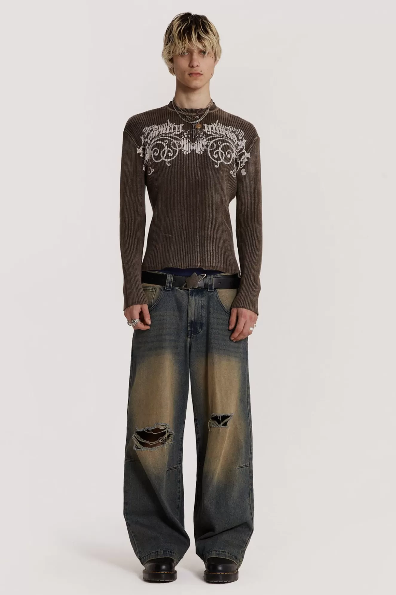 Store Enzyme Knit Men Knitwear