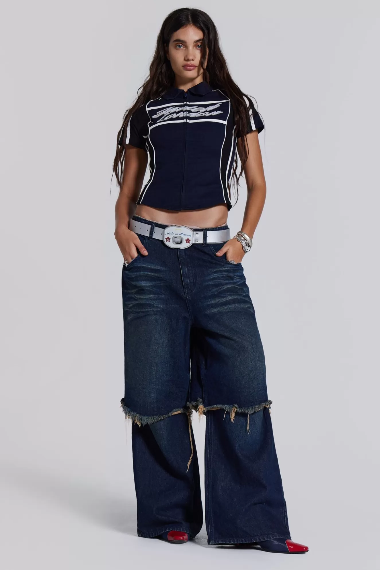 Store Evo Double Layered Jeans Women Jeans