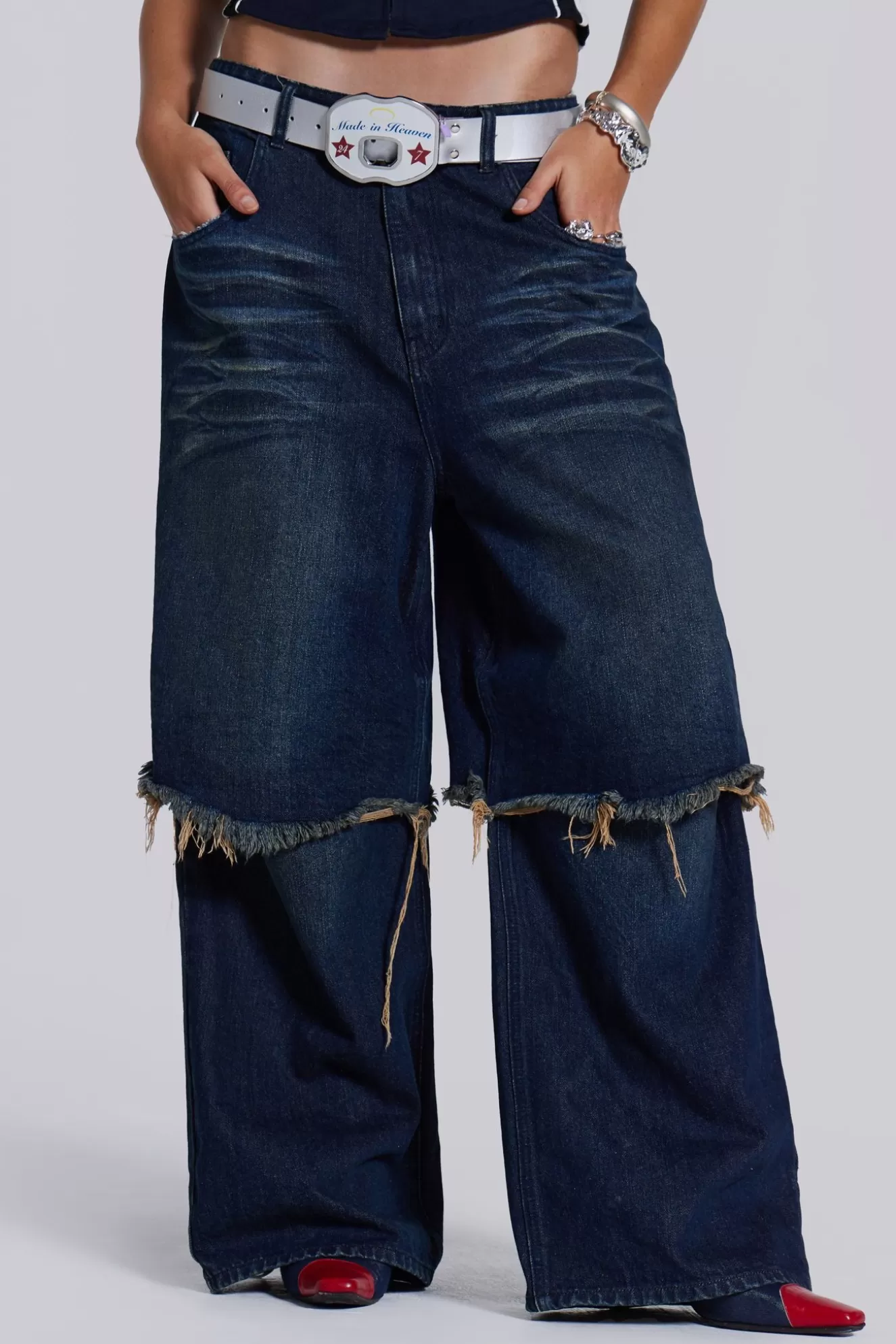 Store Evo Double Layered Jeans Women Jeans