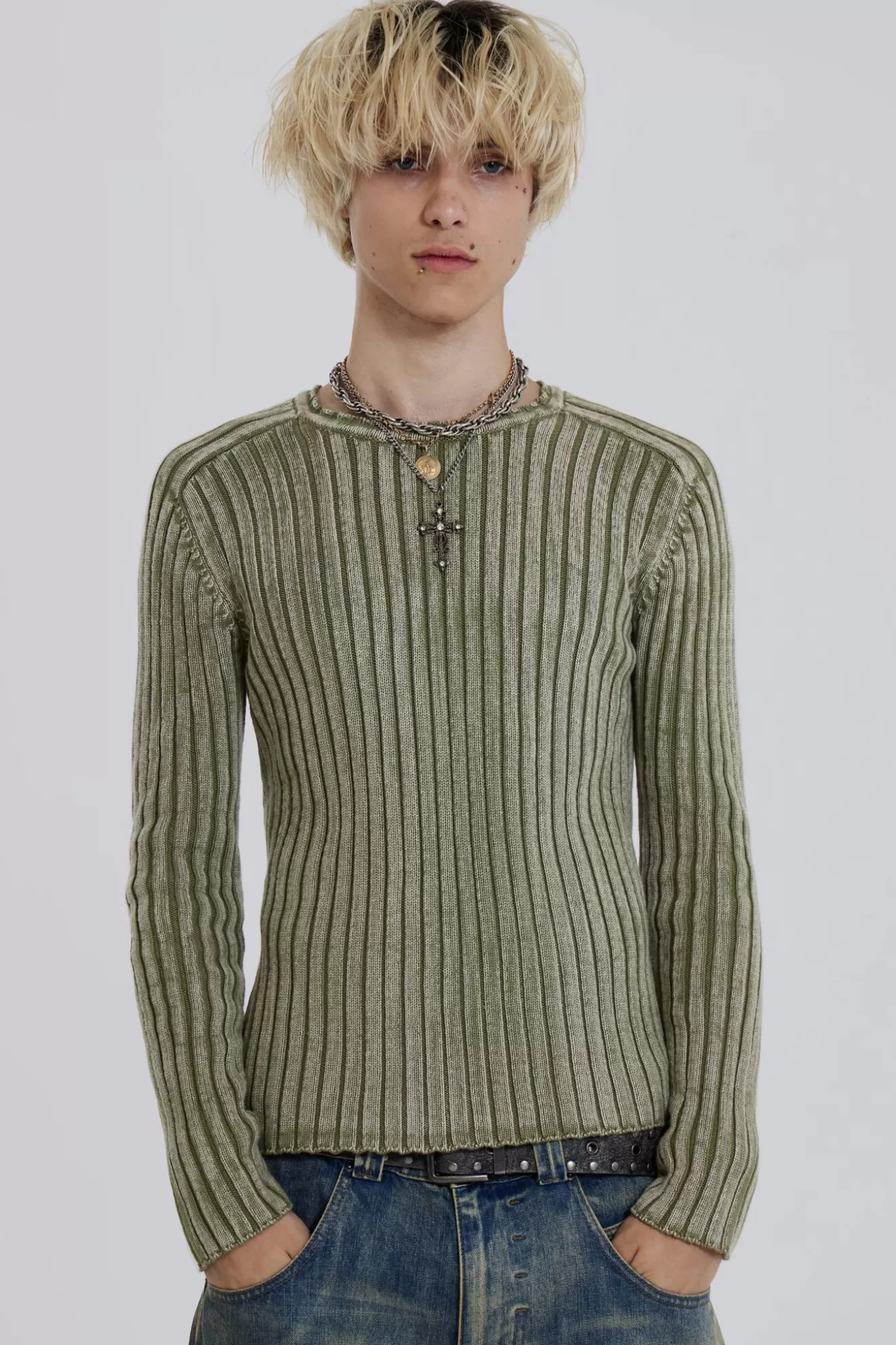 Store Moss Green Vault Knit Men Knitwear