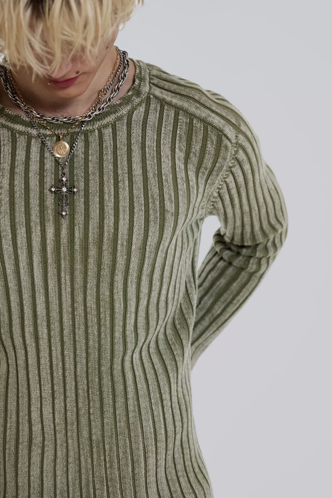 Store Moss Green Vault Knit Men Knitwear