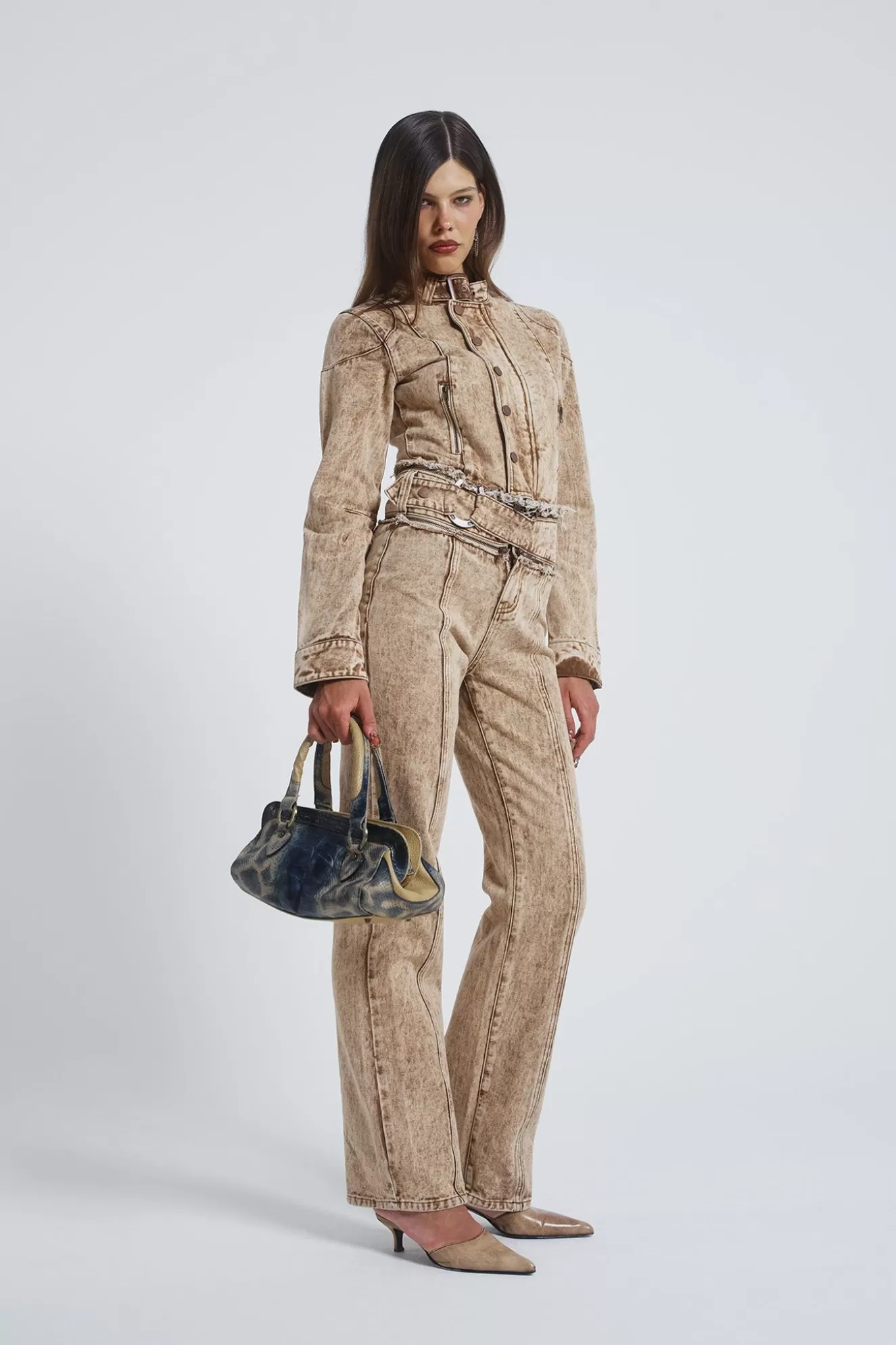 Shop Not My First Rodeo 6 In 1 Multi-Wear Denim Jumpsuit Women Outerwear