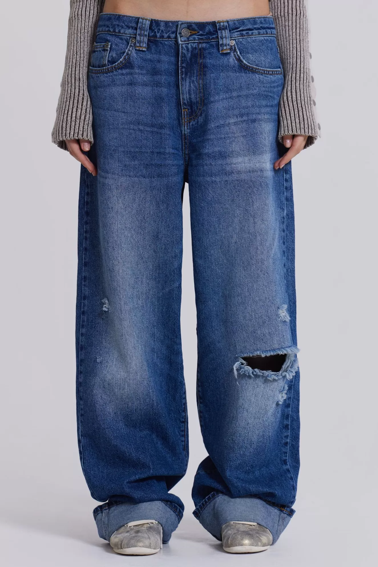 Flash Sale Sonic Jeans In Vintage Blue Wash Women Jeans