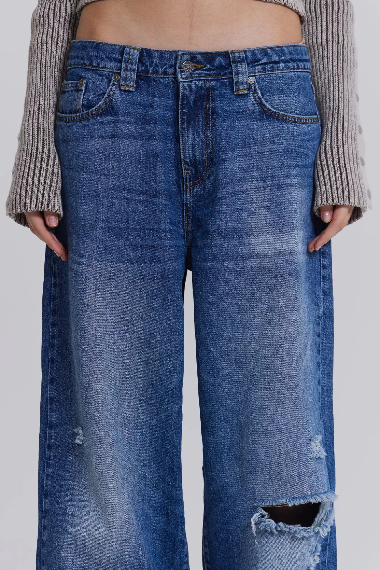 Flash Sale Sonic Jeans In Vintage Blue Wash Women Jeans